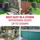 Rest Easy In A Storm - Withstands Gusts Up To 130mph